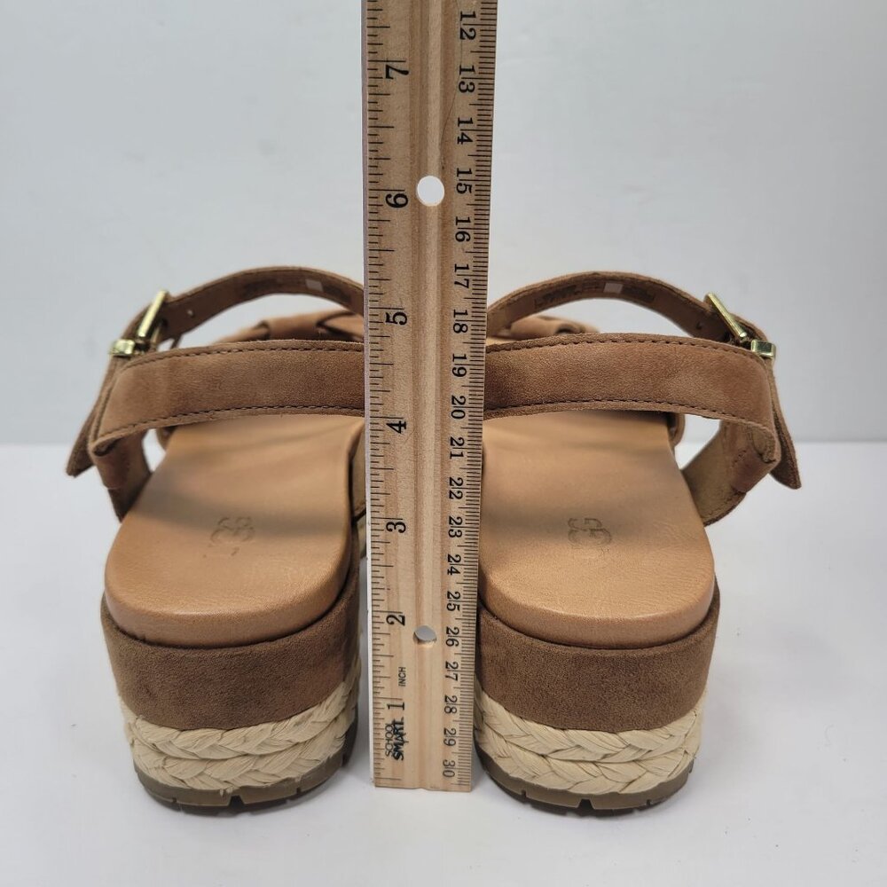 UGG Neusch Women's Brown Platform Sandals S/N 1125026 US Size 8 - Picture 8 of 9